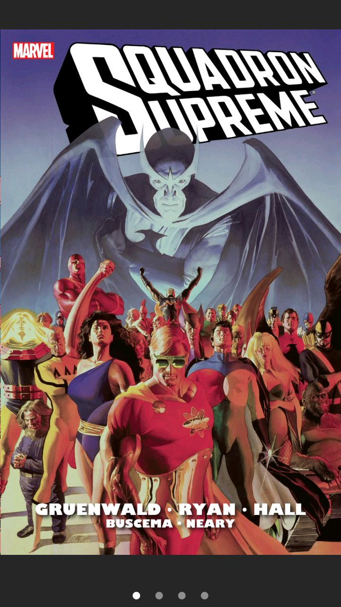 Jack Kirby's Mister Miracle and New GodsWalt Simonson's Mighty ThorMark Gruenwalds Squadron supreme