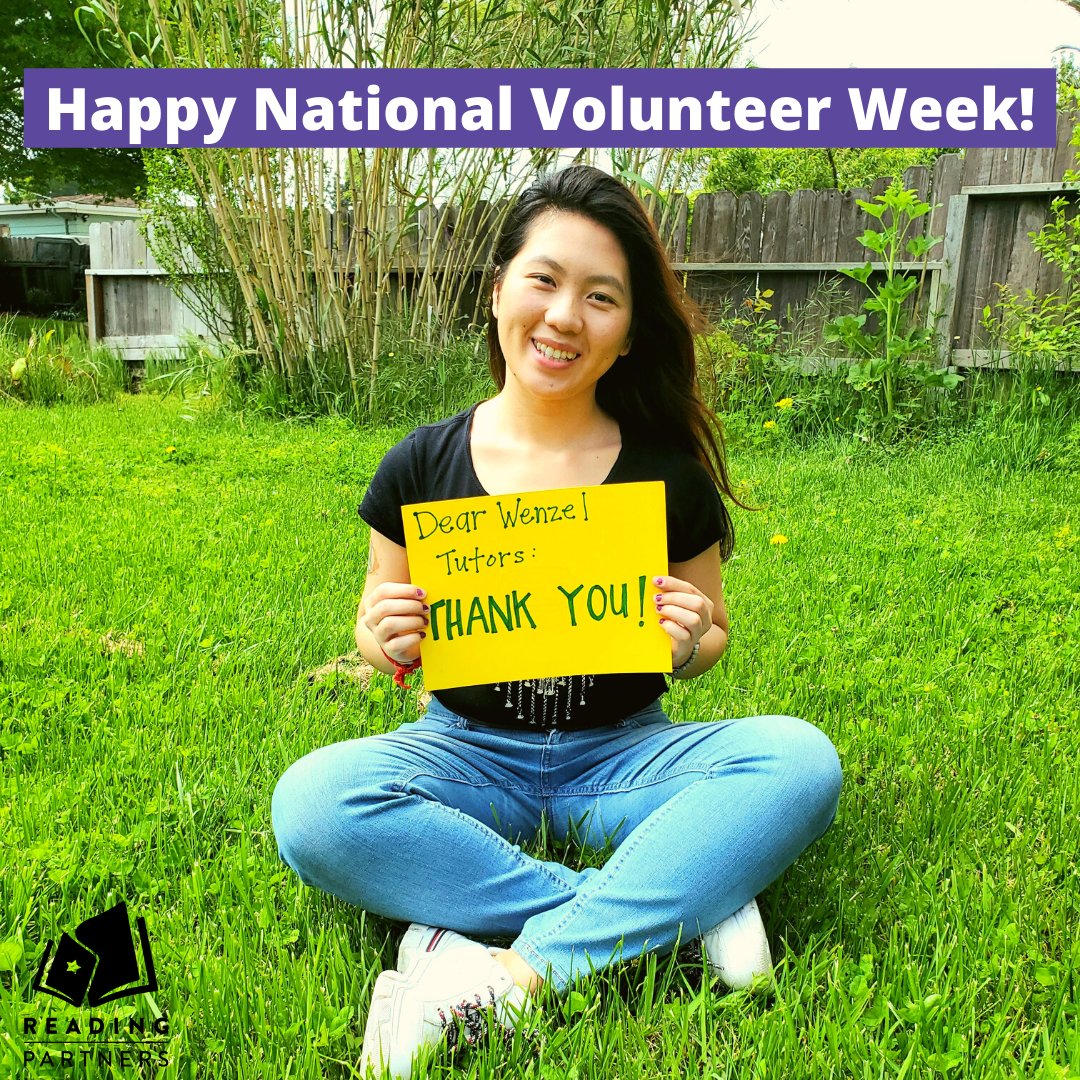 "Thank you for giving students such an amazing experience of growth &amp; success. I hope we can continue changing their lives. You have left a positive impact on students. We could not do what we do without you. Thank you!"
- Doua, Caroline Wenzel Elementary

#NationalVolunteerWeek