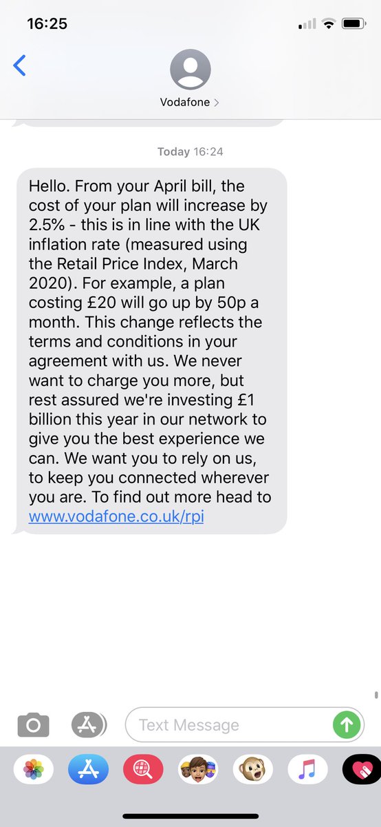 KaylaMaryon's tweet photo. @vodafone what a time to impose a price increase! Millions of your customers are struggling financially so surely the compassionate thing to do would be to postpone it to try &amp; help ease financial pressure, not increase it?! @MartinSLewis @MoneySavingExp #Vodafone https://t.co/5ZGv3qWBjc