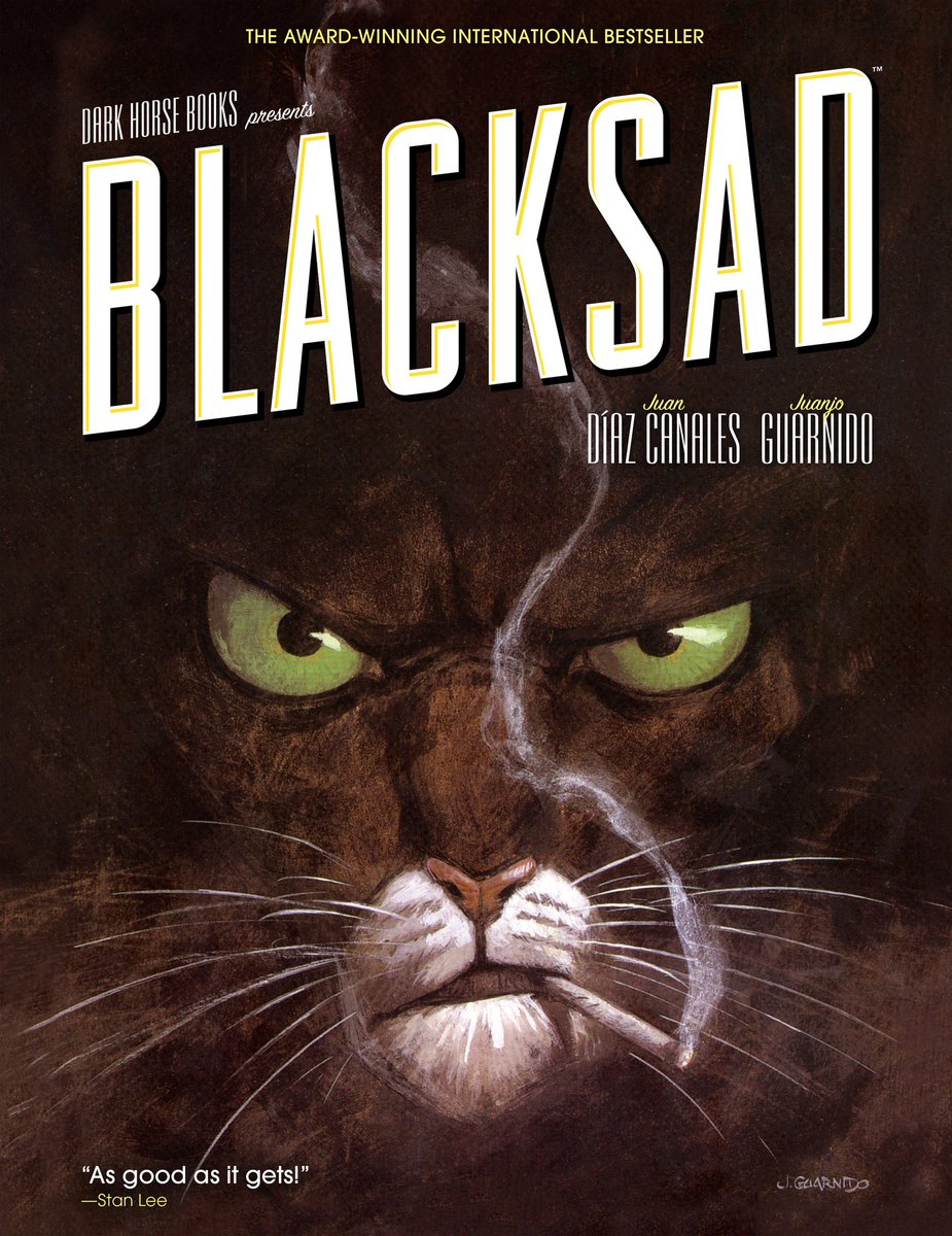 Blacksad by Canales/GuarnidoBouncer by JodorowskyCorto Maltese by Hugo PrattBlueberry by Moebius