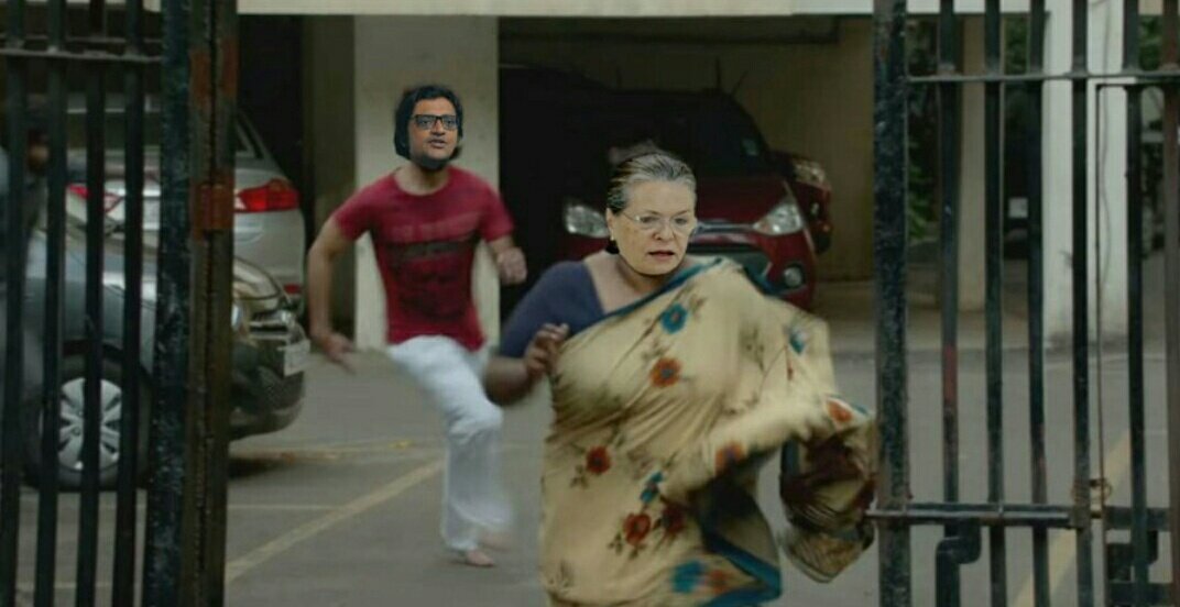 pakershash's tweet photo. Who did this ?😂😁 Sonia Gandhi 

#IsupportArnabGoswami https://t.co/DnEZ0cGd9Z