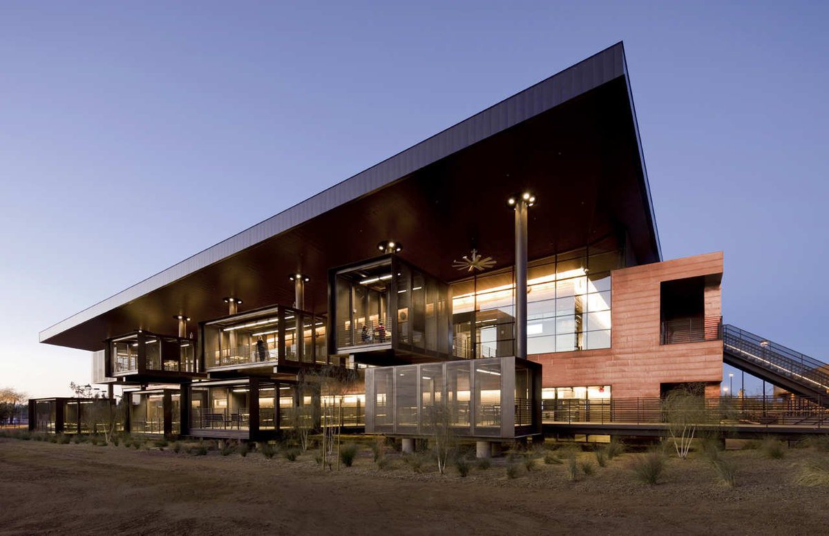 TalbotRealtor's tweet photo. Come & see #PhoenixArchitecture: Science Building at Paradise Valley Community College (@PVCC_Official).
A large roof canopy and collaboration pods are a dynamic public Portico which defines the edge of the campus, and create an important public space.
#Arizona 🌵 #AzArchitecture https://t.co/QQ0Lyt9Rg8