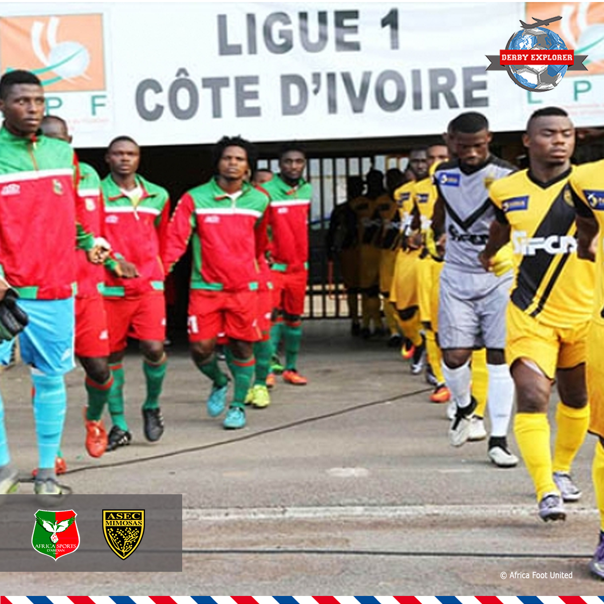 DerbyExplorer's tweet photo. ⚽🌍✈ A WORLD OF DERBYS

On vous emmène en CÔTE D'IVOIRE 🇨🇮 dans la ville d'ABIDJAN, pour une anecdote sur le derby entre @ASECMimosas et @africasport 

#DerbyExplorer https://t.co/5gFGblazM2
