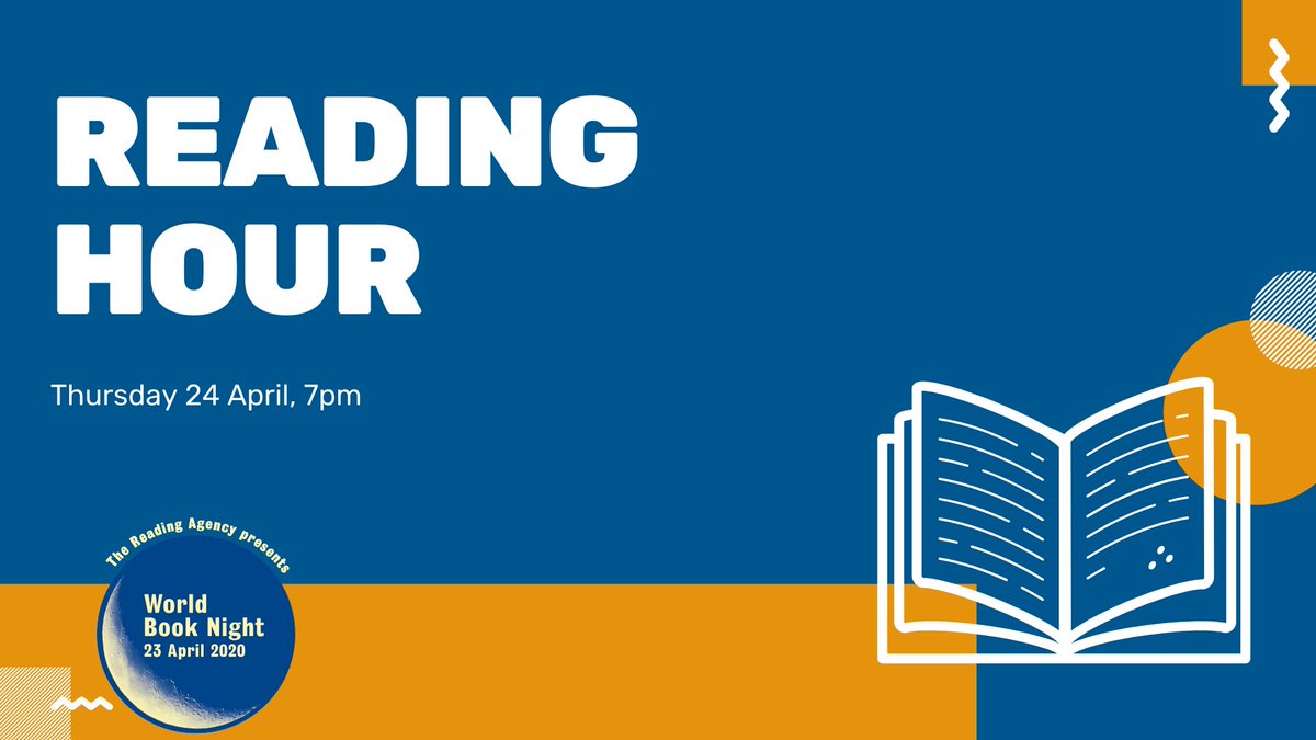 Tomorrow, Thursday 24 April is <a href="/readingagency/">The Reading Agency</a> annual celebration of reading and books - #WorldBookNight!

Join us on Facebook live during #ReadingHour from 7pm to settle down and listen to <a href="/readerjanedavis/">jane davis</a> read from one of our favourite books.

facebook.com/events/2254359…