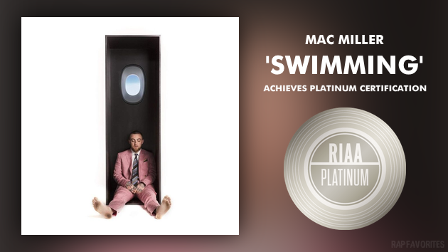 RapFavorites's tweet photo. Mac Miller's 'Swimming' album has passed one million sales in the US.

The album will now be certified platinum. https://t.co/KoFQ1JXZXx