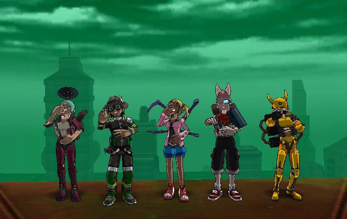 FNNWeather's tweet image. This set of photos is from the photoshoot the FNN did for the @FNNHub Twitter. The plan was to find the tallest building we could and get on top of it. We ended up settling on the top of the Dark Engine in Steam Alley, with some sneaky warps of course.