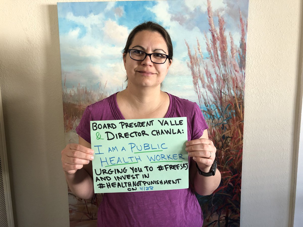LizK826's tweet photo. Incarceration harms health, and during COVID-19 can be a death sentence. As a public health worker, I know we must #FreeSRJ and #FreeThemAll to stop the spread.
@AlamedaCounty @Dare2BWell @wilmachan7 @KeithCarson4Sup 
@publichealthjc https://t.co/yhEI0UoHmb