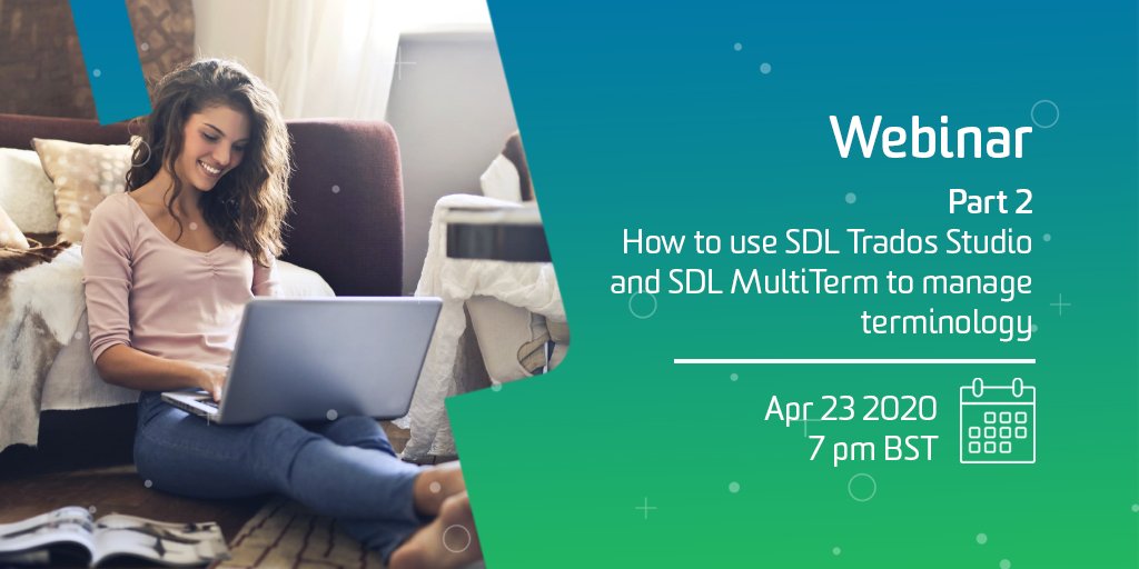 rwstrados's tweet image. Don’t miss your chance to join @NoraDiazB tomorrow afternoon for Part 2 of our free #TerminologyTraining series where you will learn how to use #SDLMultiTerm to effectively manage your #terminology: 👉 ow.ly/ATGm50zlfix

#terminologymanagement
