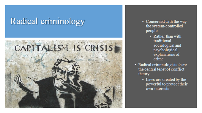 Radical criminology &  #conflicttheory has its roots in rebellion and the questioning of values.  #QuestionEverything  #CRJ105  #MoraineValley  #RadicalCriminology