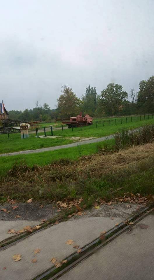 Going by land through what was, not that long before really, a warzone. From discarded tanks to buildings full of bullet holes, the reminders are everywhere. Just across the border, one of the Bosnian player's uncle got on and joined us, telling us what happened in the area.