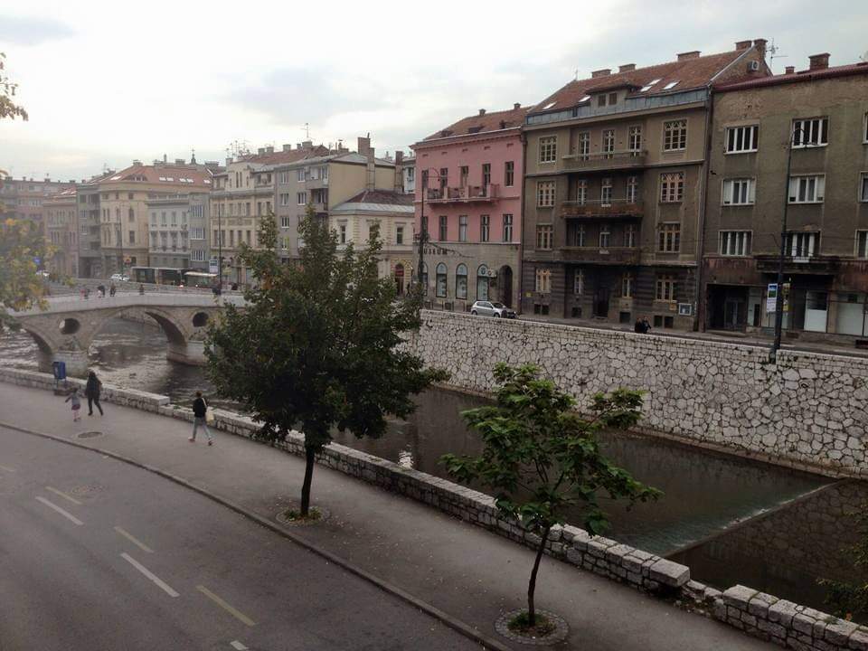 We finally arrived in Sarajevo at about 7pm, around 30 hours after we'd left Cardiff! Clare was in stage 2 for tickets and wasn't able to get one, so watched the game in a pub with another of our friends who was in the same boat. Such a great trip and so glad we took that route!