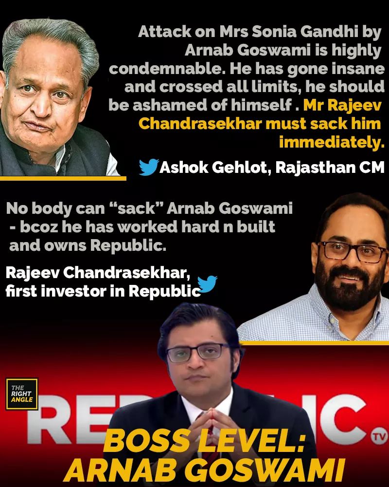 UtdAryan7's tweet photo. Arnab is just beyond your limits congress party

Arnab😎🔥

#IsupportArnabGoswami https://t.co/M61zuzmJEd