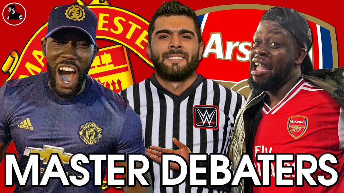 AdamMcKola's tweet photo. 🚨 NEW VIDEO! 🚨

The latest #MasterDebaters sees @davidalorka go head-to-head with @FrimponOnline to settle some of the classic #MUFC vs #Arsenal debates!

Check it out, it was a good laugh. Thanks to the lads for jumping on! 

Link: https://t.co/D96f3Rh97W https://t.co/dboYTABFso