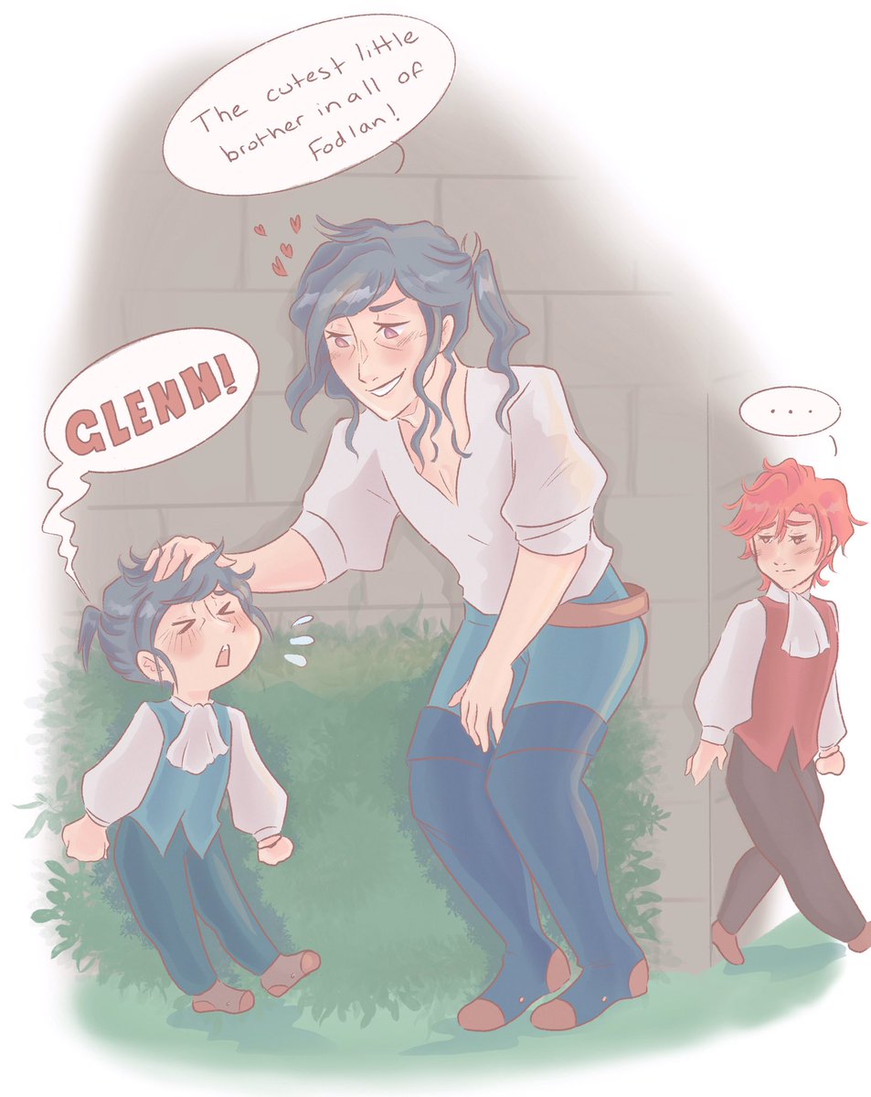 natendo_art's tweet photo. Sylvain couldn’t bring himself to like Glenn, he didn’t really know why.
.
It was only years later as an adult that he began to understand.
.
.
#sylvix #sylvainjosegautier #felixhugofraldarius #glennfraldarius #fe3h #FireEmblemThreeHouses #perceptionau #fe3hau https://t.co/8IcbP4ioxF
