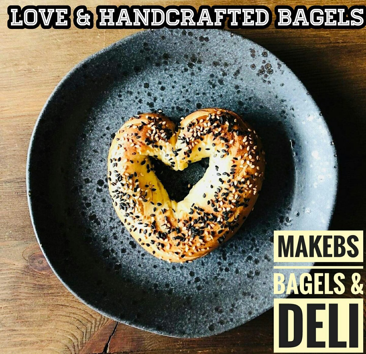 makeb_s's tweet photo. When you visit any of our locations (Downtown, Military & belvedere/441) and enjoy local an actual person do a happy dance @makeb_s we've what you're Craving #grubhub #makebswpb #bagel #florida #EarthDay #ubereats #StayHome #JOY #yelpwestpalm #eat24 #BeSafe #family #supportlocal https://t.co/MFmBOBU6FW