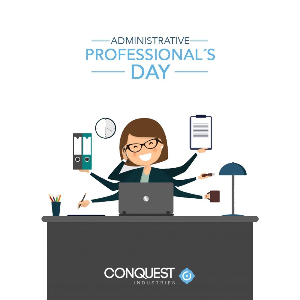 ConquestInd's tweet image. Dear Darcy and Monique: Your hard work does not go unnoticed. Thanks for all you do for us!
Happy #AdministrativeProfessionalsDay from everyone at @ConquestInd #WeAreConquest!

#ConquestInd #MadeInTheUSA • Metal Alloys • Spin Casting • Specialty Metals