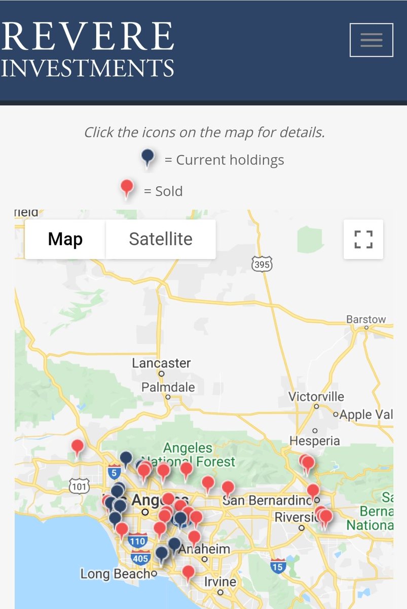 David Jankowski is a Principal at Revere Investments, which owns all of the blue-marked properties on this map, and previously sold the red-marked ones. This is not a small scale operation.