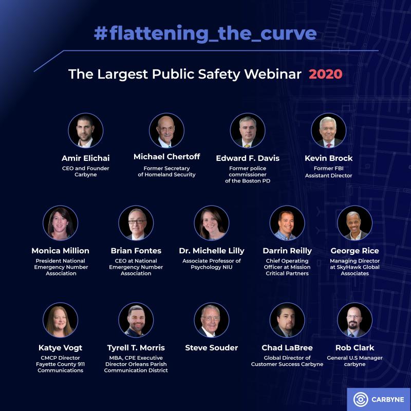 carbyne911's tweet photo. We Are Only One Day Away!!!

Join us on April 23rd, 12:00pm EST for our online event that will host top industry leaders as they discuss in various panels the lessons learned during COVID-19 and the future of 911 and public safety.

Register for free:
https://t.co/a3XSVhSjMb https://t.co/Cm8iT18SL5