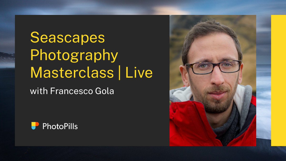 Tomorrow Thursday, at 7pm Madrid time (Spain), join Francesco Gola (@Chiotas) and myself in a cool Masterclass on Seascapes Photography live on Youtube 🤓 👉 Link: youtu.be/c1axFJ6K32g You'll learn everything you need to take legendary seascape photos and long exposures.