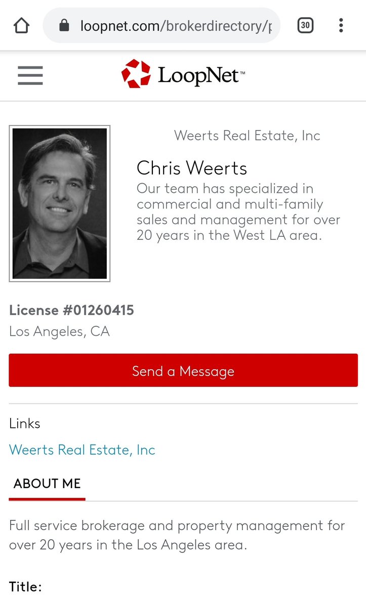 Also not sure what Chris Weerts owns l, but he's run his own real eatate company for 20 years and owns apartments, so I don't think he's the kind of "working class mom and pop landlord" that city council thinks they're protecting.