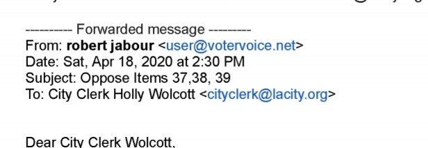 Couldn't find much on Robert Jabour, but he submitted a letter and owns at least one building with 26 units.