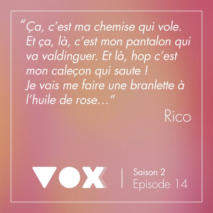 En ligne! https://t.co/sZPe7DEQmq Rico confin&eacute; 😷🧤 &Eacute;pisode &eacute;crit pour @Olympe_De_G, interpr&eacute;t&eacute; et enregistr&eacute;