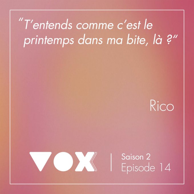 En ligne! https://t.co/sZPe7DEQmq Rico confin&eacute; 😷🧤 &Eacute;pisode &eacute;crit pour @Olympe_De_G, interpr&eacute;t&eacute; et enregistr&eacute;