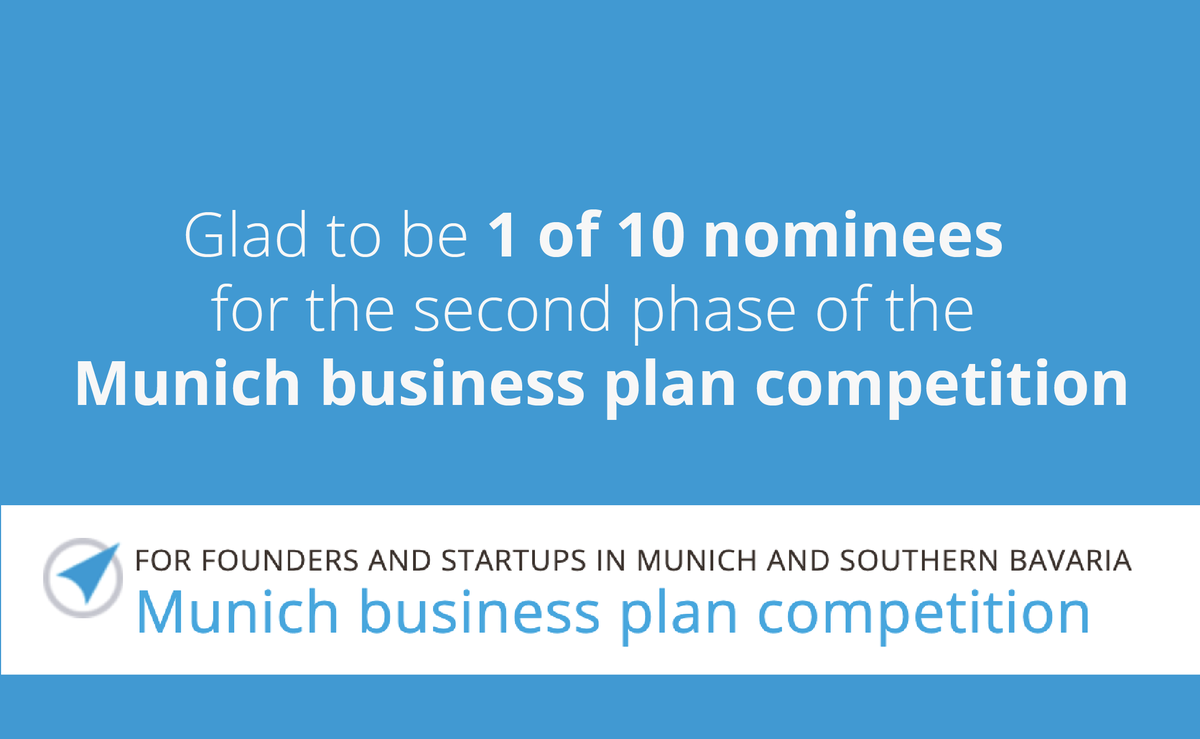 CesoniaNet's tweet photo. Glad to be 1 of 10 nominees for the second phase of the Munich business plan competition of the @BayStartUp  #mbpc #baystartup #startups #Cesonia #SmartDataNetwork 
https://t.co/oc8NGOjqPB https://t.co/D99m66tjTR