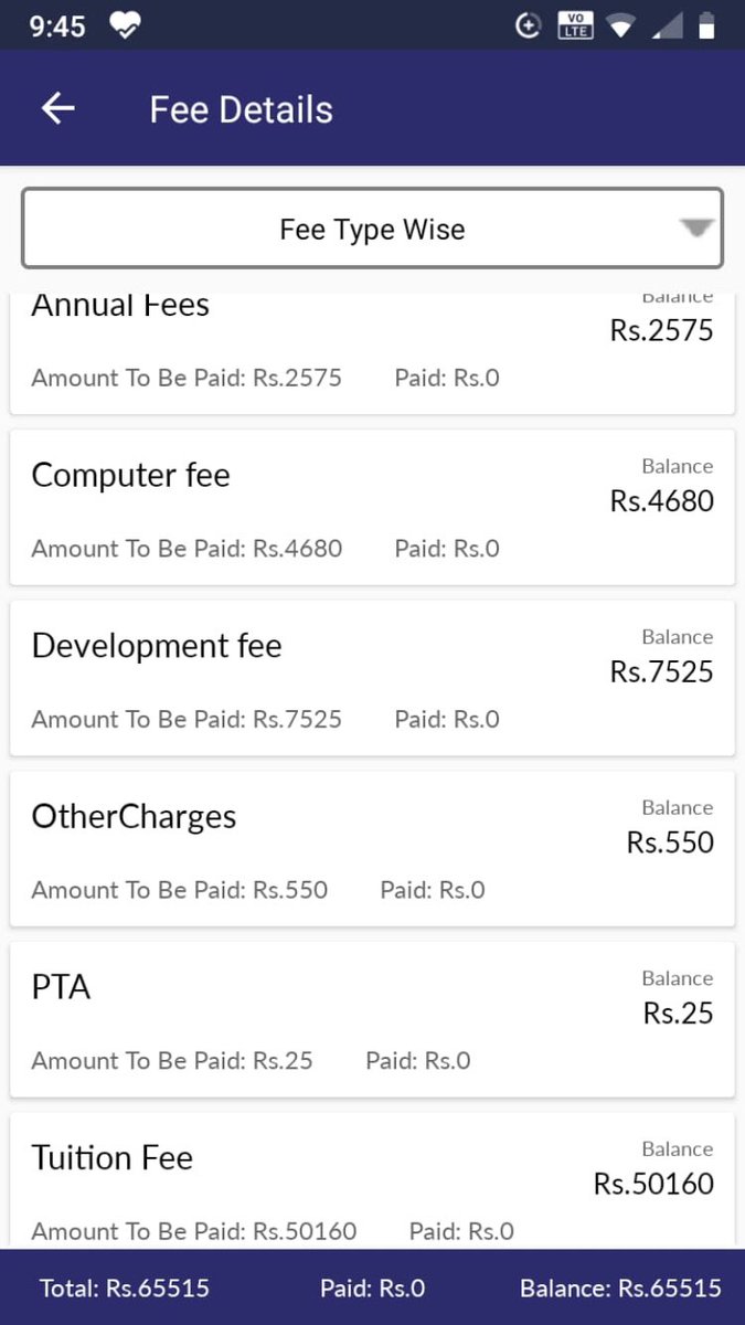 VikasAg41081742's tweet photo. @narendramodi @ArvindKejriwal here is the fee structure by Ryan International school Rohini sec 11 delhi. School raised the Tution fees and sending to pay. Please look into matter https://t.co/qVwm3GPHnv