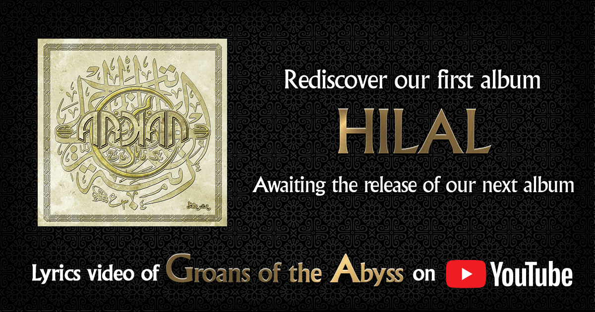 ARKAN_BAND's tweet photo. Redécouvrez "Groans of the Abyss" le titre phare de l'album "HILAL" avec la lyrics vidéo disponible maintenant sur youtube!

https://t.co/1kLWoSMdEx https://t.co/Qucl5yqyyb