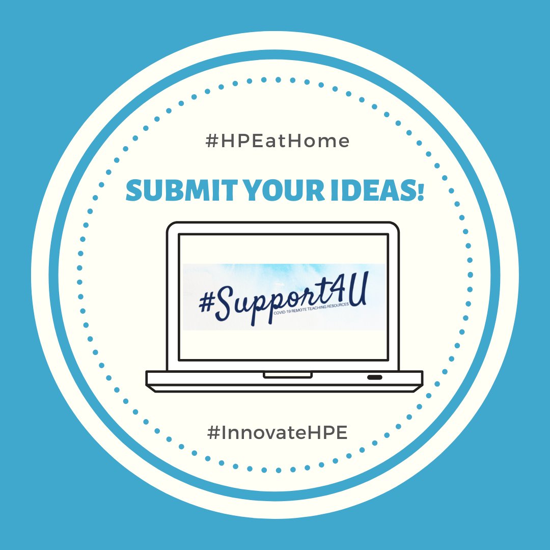 SHAPE_PA's tweet photo. Have you checked out our #Support4U Resource Site? Whether you're looking for ideas, or have great ones to share, this site will continue to grow and update as more resources are created. #HPEatHome
https://t.co/E1dmOy4WXE https://t.co/2fqIXT3JrC