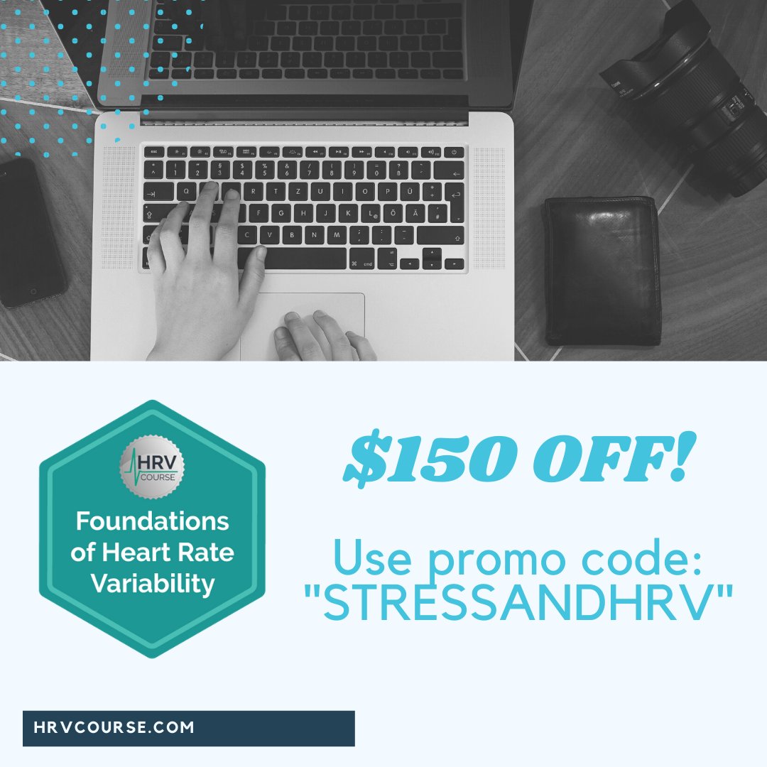 hrvcourse's tweet photo. Want to learn the most up to date science and application of Heart Rate Variability? You can now do so with our BIGGEST discount ever! Learn more at https://t.co/oPFq8n8jn2 and enroll in the Foundations of Heart Rate Variability course. #fitness #health #hrv https://t.co/ziR2wAcBcA