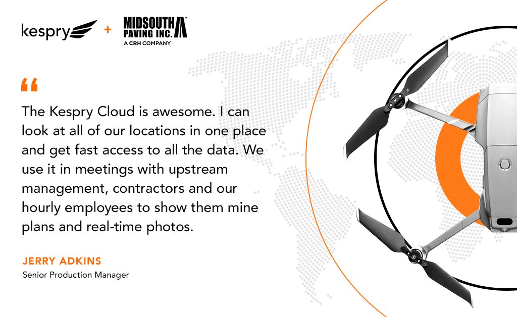 Mining &amp; agg companies face new challenges in these uncertain times. We're dedicated to your business continuity. We're hosting a Kespry Experience webinar 5/06 in which we'll discuss our cloud-based touchless drone analytics to help keep you up &amp; running. click.kespry.com/Kespry_Experie…