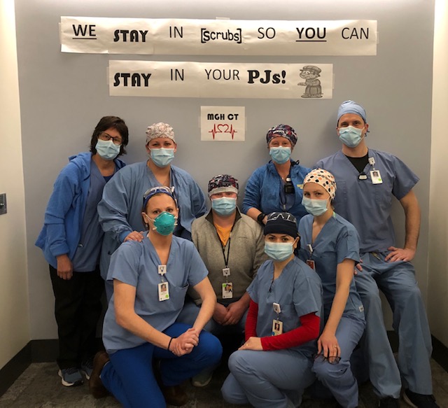 MGHImaging's tweet photo. Our amazing #RadTech group has been working tirelessly to help care for our patients. Thank you for all you do! #MGHRadResponse https://t.co/HBm55zwGS9