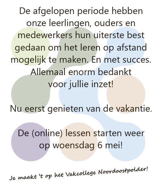 Vakcollege NOP (@vakcollegenop) on Twitter photo 