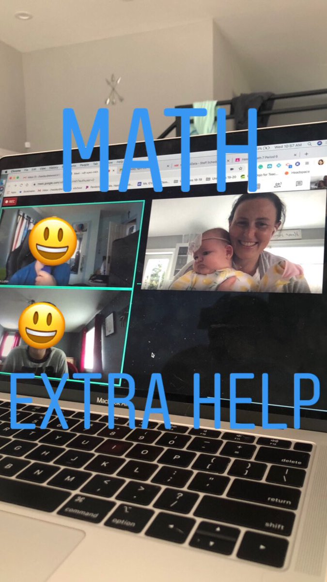 Virtual Spirit Week Day 3 Wednesday Friends-Day! Family zoom last night for my sister’s birthday and held an extra help session today! Two students attended, they had no questions about their assignments, just wanted to check in and talk! 😊 @ElwoodMiddle @mrs_valle_ems