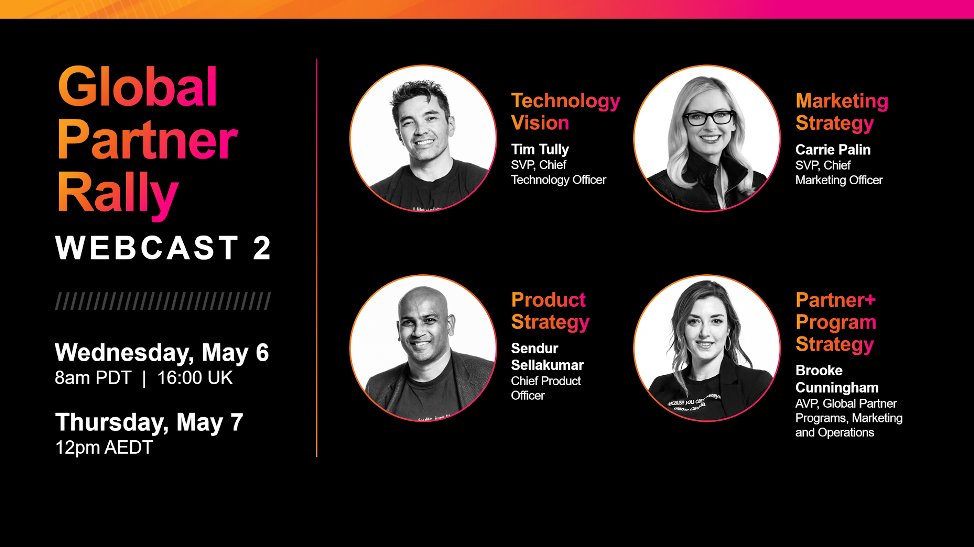 SplunkPartners's tweet photo. Thanks for joining webinar 1 of #SplunkGlobalPartnerRally! The fun may be over for today, but don’t fret - webinar 2 is just around the corner! Tune in on May 6 at 8:00am PDT, with an encore on May 7 at 12:00pm AEDT for APAC viewers. Register here: https://t.co/HZURfkHZnm https://t.co/Se56d3wQZ7