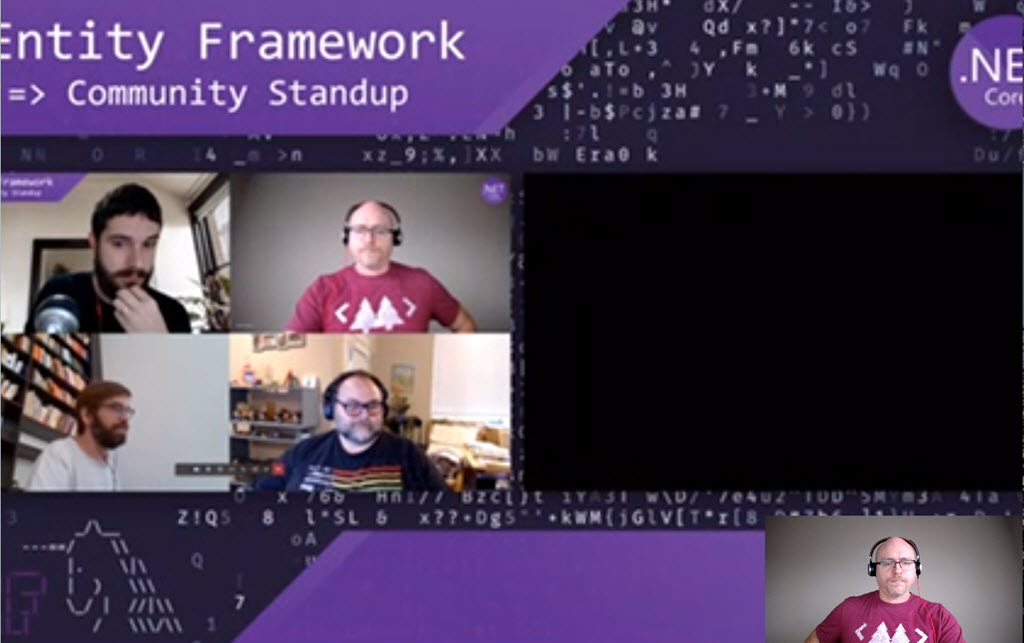 The community standup graphics