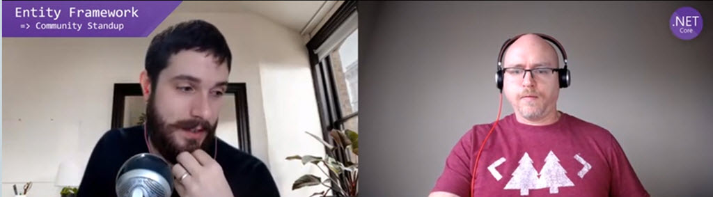 An overlay with James and Jeremy