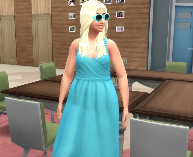 Heading into the house first it’s british icon and diva, Gemma Collins!  #Sims4