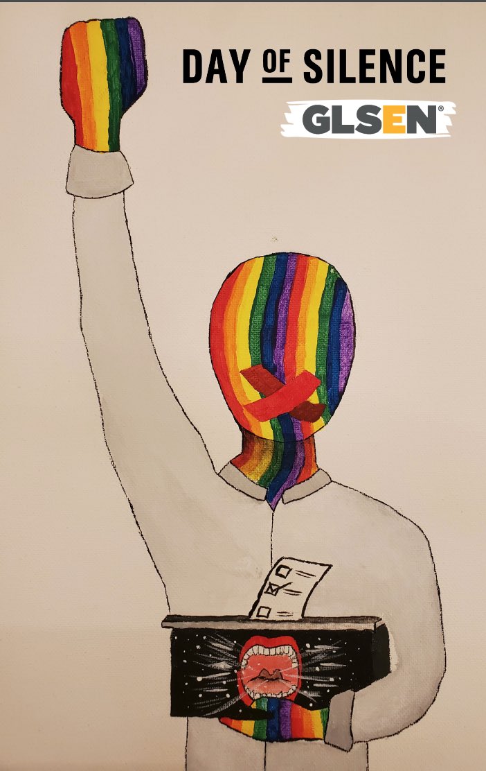 WaldenPRIDE's tweet photo. Friday, April 24th is the annual ‘Day of Silence’. Throughout the day, we’ll share different strategies and ways you can act to make schools safer and share your support for LGBTQ+ studients and allies - while honoring the Day of Silence. Share your Future. Break the Silence. https://t.co/73r9LsMaOz