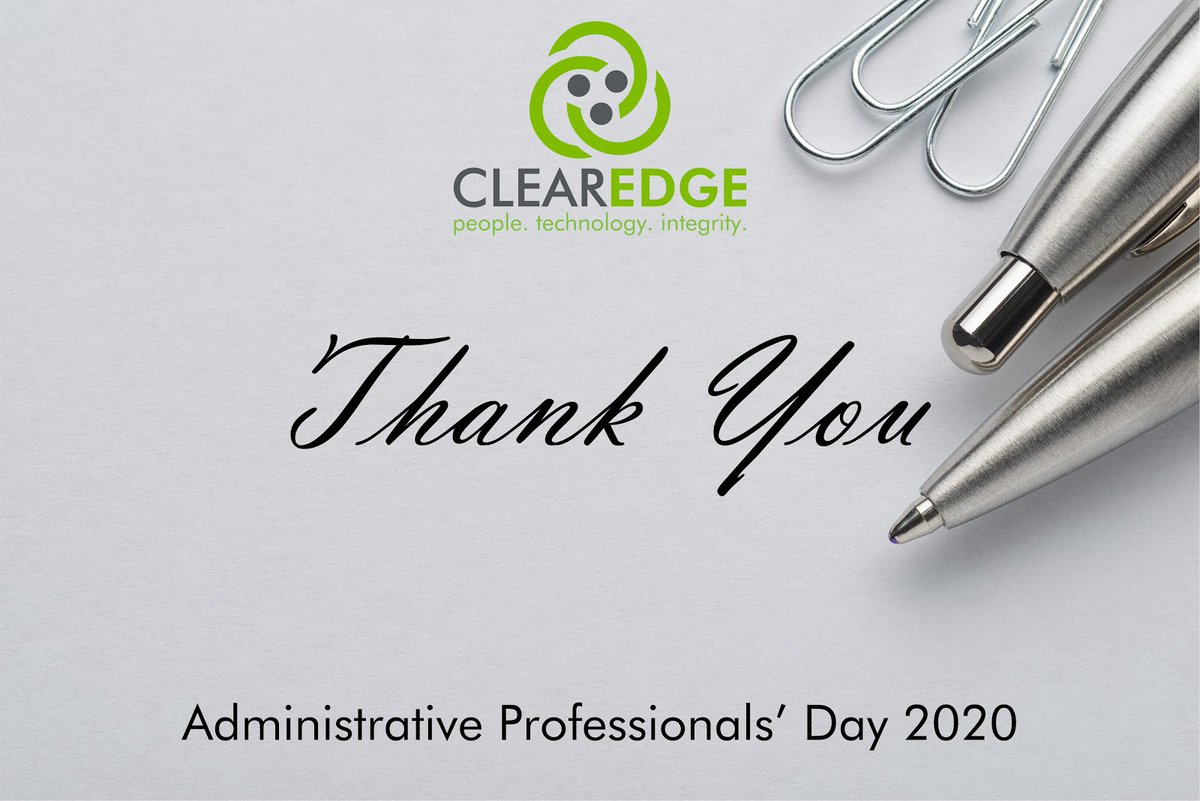 Administrative Professionals Day! Today we celebrate&recognize our administrative professionals for all of their dedication and hard work! Your contributions to our teams are much appreciated. Thank you for all that you do! 
#AdministrativeProfessionals #AdministrativeAssistants