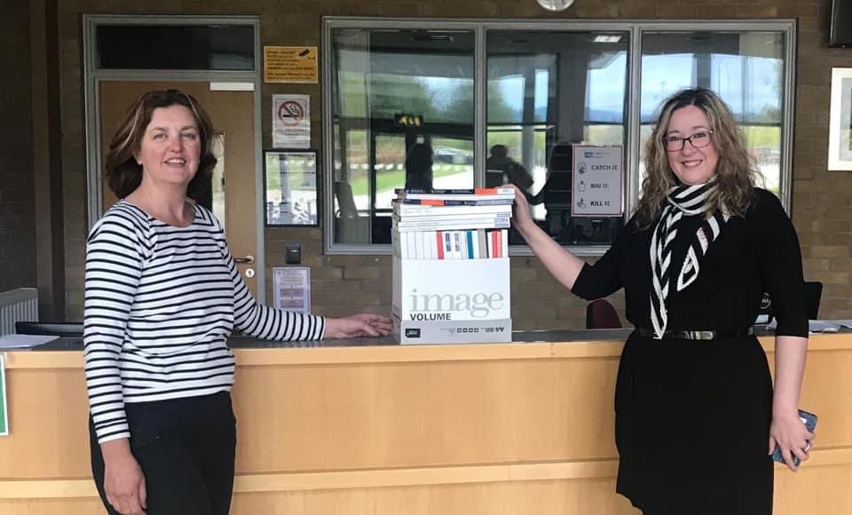 JCIDerry's tweet image. Thank you to Holy Cross College #Strabane. They donated 1500 acetate sheets for face shields for our healthcare heroes after @dcsdcouncil shared our appeal. They’ve also shared them with @AcademyStrabane’s DT department who are now face shield manufacturers. #ppe #BetterTogether