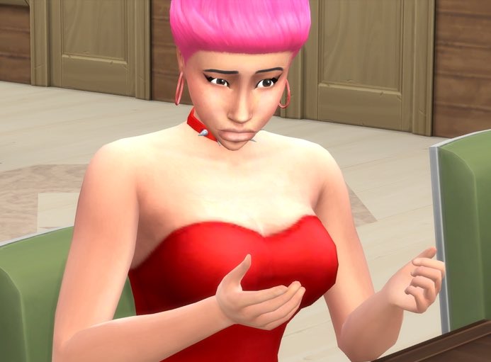 “Big boobs? Um, chile anyway” ... Young Money in the building! It’s queen of rap... Nicki Minaj!  #Sims4