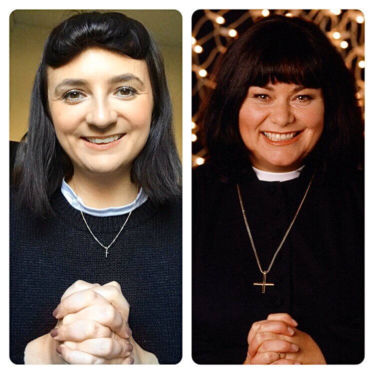 loocemillz's tweet image. Accidental #vicarofdibley nod in today’s look