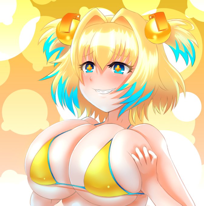 #絵描き繋がれ 
寿トシヲさん(@kotobuki1041wo)からバトンをいただきました。
胸の大きな娘を普段描きがちです～。 