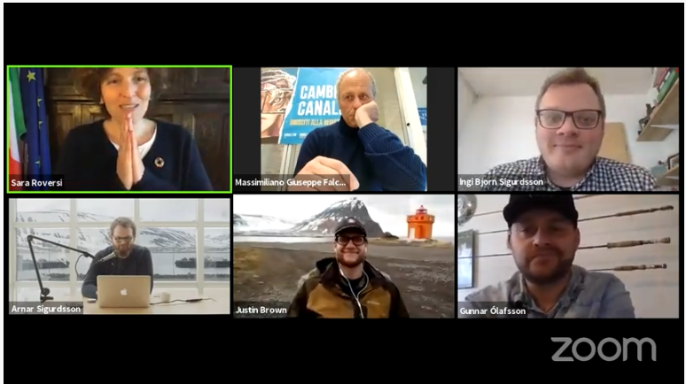 Some key messages from the Iceland:
1. "Resiliency is part of our nature" <a href="/HrGunnar/">Gunnar Olafsson</a> 
2. "Isolation, experience from previous crisis and being a sustainable country can give us an advantageous position in restarting after #covid19" - <a href="/ingibs/">Ingi Björn</a>
#Food4Earth #EarthDay <a href="/FAO/">Food and Agriculture Organization</a>