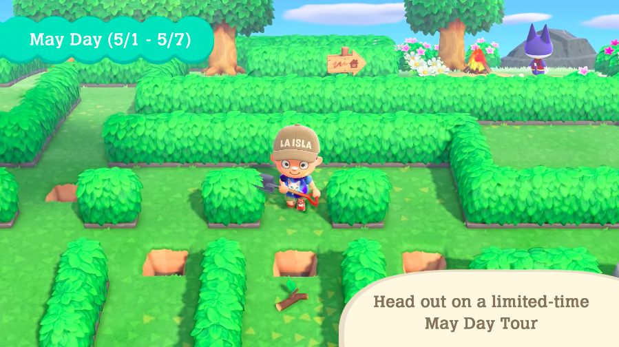 accommunity's tweet photo. Starting on 5/1 you'll be able to go on a special one-time May Day island tour! This tour is very different from your normal island tour ... and it looks like there's a familiar face waiting for us! https://t.co/cdokiFQOYe