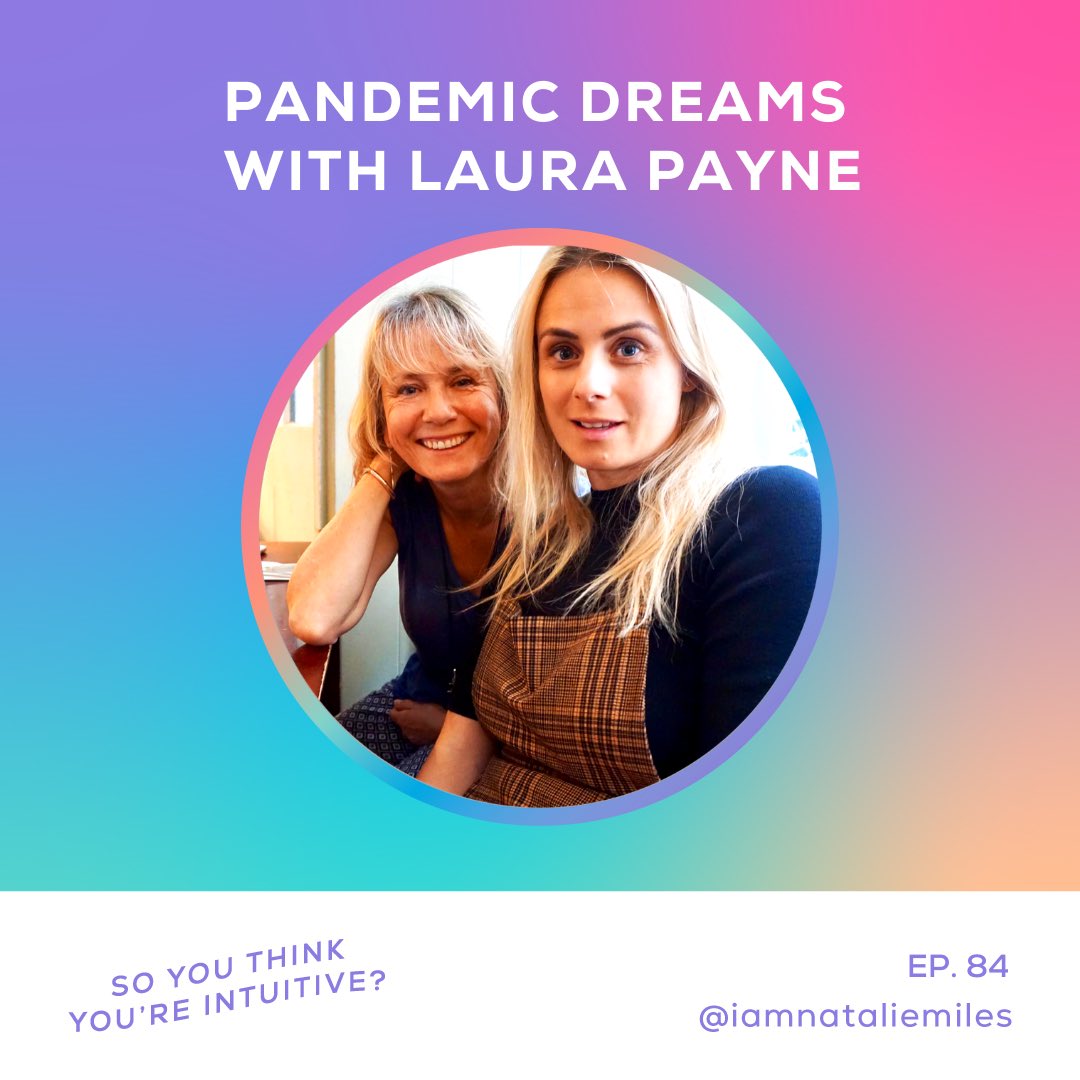 #pandemicdreams EPISODE is now on the podcast we talk about why we’re dreaming more vividly, what they’re showing us and how you can work with your dreams! We also chat about lucid dreaming and psychic dreams! Listen to So You Think You’re Intuitive on all major podcast platforms