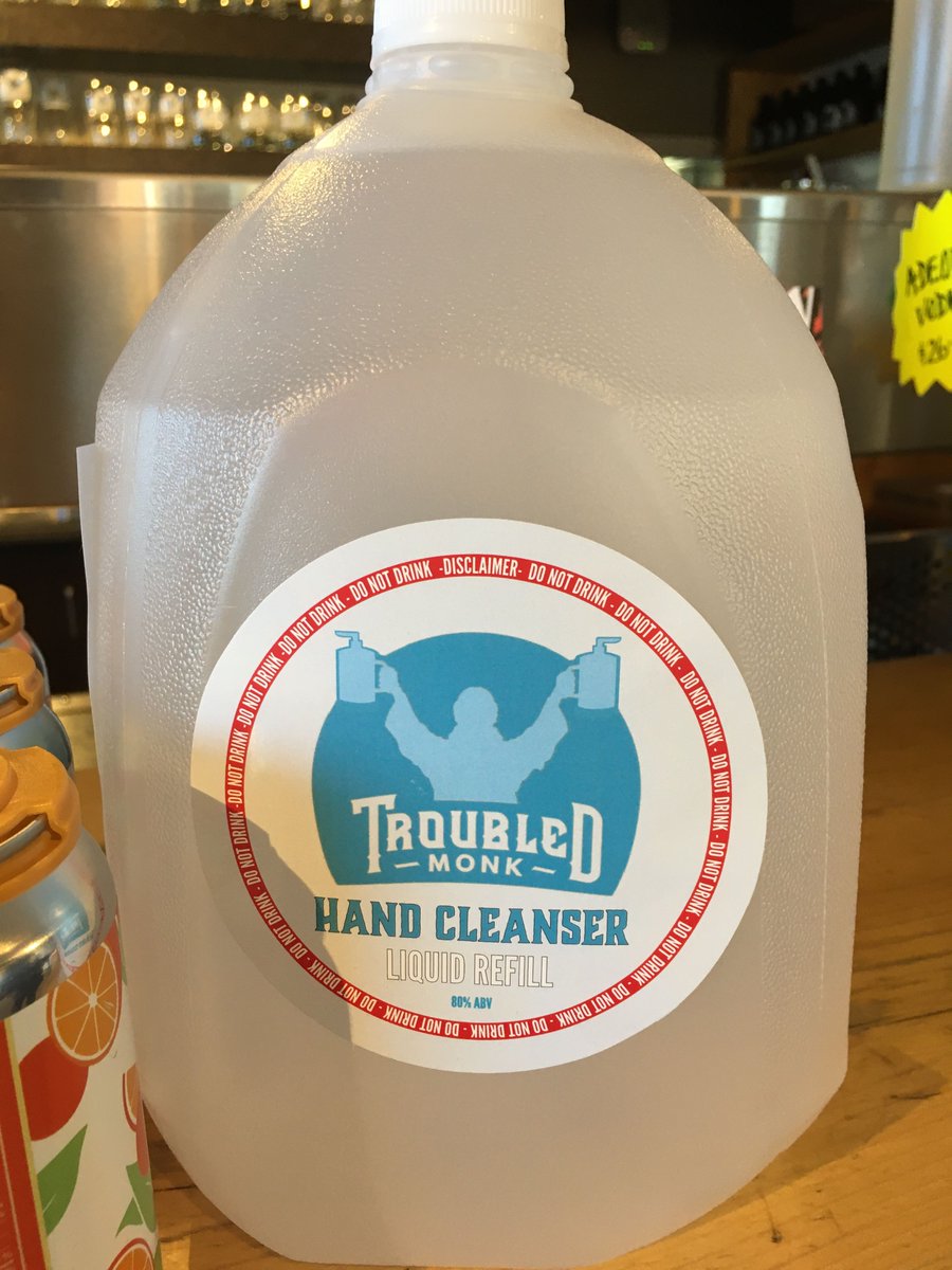 Just when we were getting to the bottom of our hand sanitizer, <a href="/TroubledMonk/">Troubled Monk</a> saved the day!